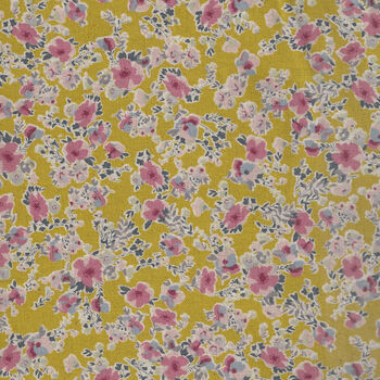 Cosmo Textiles Designed and Printed in Japan AP12802 Color 1D Chartreuse