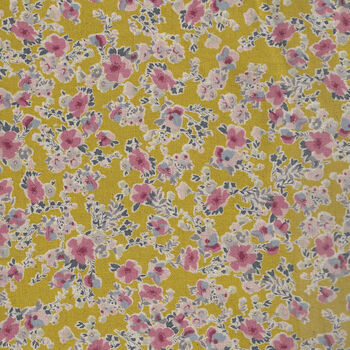 Cosmo Textiles Designed and Printed in Japan AP12802 Color 1D Chartreuse