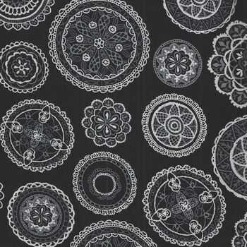 Cosmo Textiles Designed and Printed in Japan SP2103 Color 3E BlackWhite