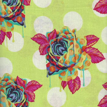 Curiouser And Curiouser By Tula Pink PWTP 161 Painted Roses Colour Sugar