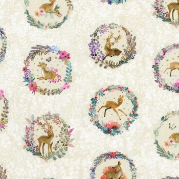 Deer Wilds by Robert Kaufman Design AQOD  22715  90  Pearl