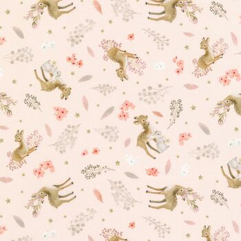 Deer Wilds by Robert Kaufman Design AQOD  22717   97 Rose