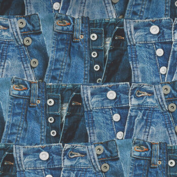 Denim Friendly by Urban Essence for Blank Quilt Fabrics Patt 3720 075 Denim