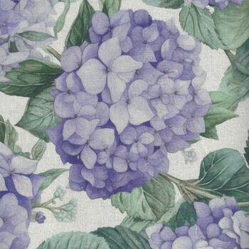 Devonstone Unrivalled Coll Hydrangea 55 Linen 45 Cotton 56 Wide DV4244 Mauve