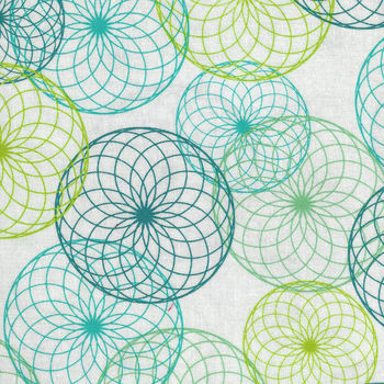 Do The Math from Nancy Rink for Marcus Fabrics R1505490546 Circles On White