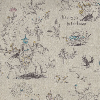 Dorothy And The Tin Man Japanese Cotton Linen from Miyako Kawagachi MY033 ColA