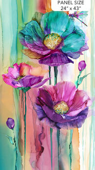 Dragonfly Dance by Northcott Fabrics 65cm x 112cm Panel DP27500