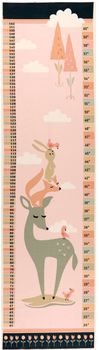Dwelling by Sheri McCulley Studio for 3 Wishes Fabric Growth Chart 12+quot x 44