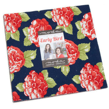 Early Bird Layer Cake Precut 42 10inch Squares by Bonnie and Camille Moda 55190LC