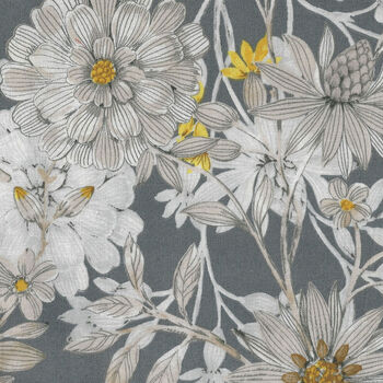 Eliana by Whistler Studios for Windham Fabrics 50767 GreyYellow