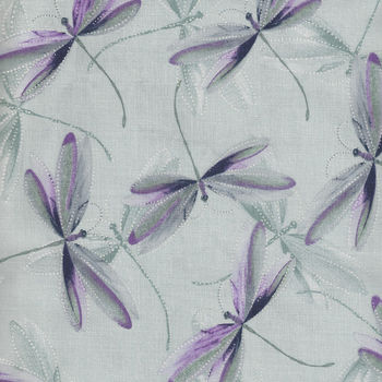 Essence Of Pearl by Maria Kalinowski For Kanvas Fabrics Pattern Dragonfly Dream CP8732