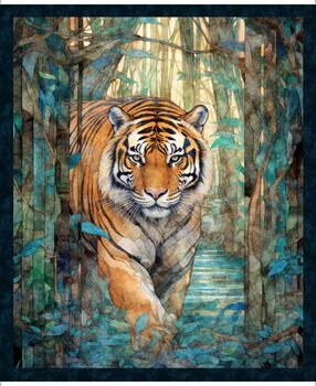 Eye Of The Tiger by Morris Creative Group Digital Panel 36 x 42 304