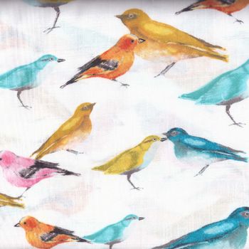 FLUTTER COTTON FABRIC BY LAURA GUNN FOR MICHAEL MILLER