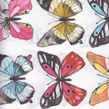 FLUTTER COTTON FABRIC BY LAURA GUNN FOR MICHAEL MILLER