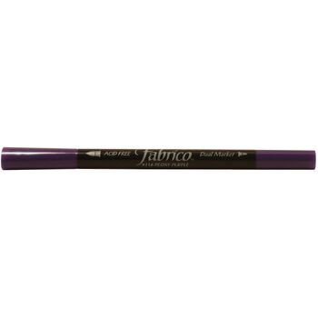 Fabrico Dual Tip Fabric Marker Peony Purple 116