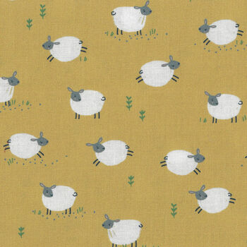 Farm Days by Kate Jones For Dashwood Studio Fabric Farm 1802 col1 Sheep