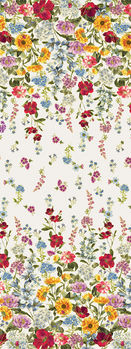 Field Of Dreams from Benartex Wild Flower Border CM8932 White