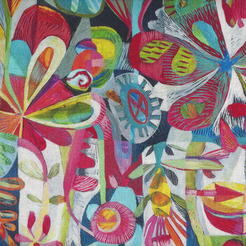 Find The Birds by Este McLeod for Free Spirit Fabrics PWES003 Multi Happy Day