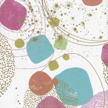 Flirtation by Zen Chic for MODA Fabric MM1830 19 White