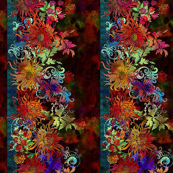 Floragraphix V Jason Yenter for In The Beginning Fabrics 1FGE Colour 1 Autumn