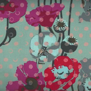 Floral Retrospective by Anna Maria Horner for Free Spirit PWAHO50 PlumX Raindrops Poppies