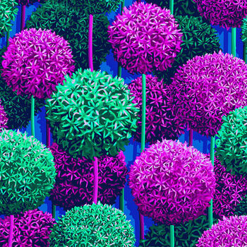 Florescence by Sam Wilde for Free Spirit PWVE015 Allium Alcove