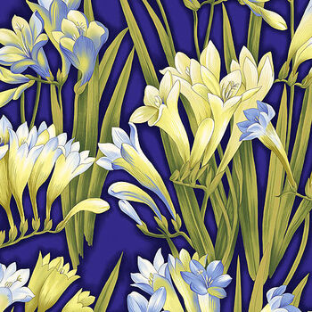 Flower Festival By Benartex Studio 100 Cotton Screen Print Style 3015