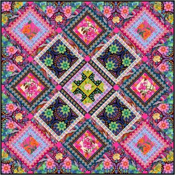 Fluent Anna Marie Horner TRILINGUAL Quilt Kit Limited Edition For Free Spirit