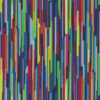 Fractal Forest by Art Loft + StudioE Fabrics BQ7285 077 Multi Vertical Downpour 