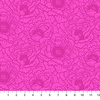 Full Bloom by Heather Bailey For FIGO Fabrics 9109328 Peony