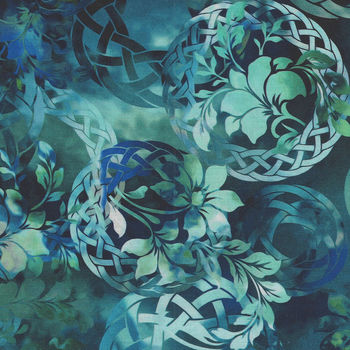 Garden Of Dreams Digital Fabric by Jason Yenter 4JYL Color 3 In The Beginning