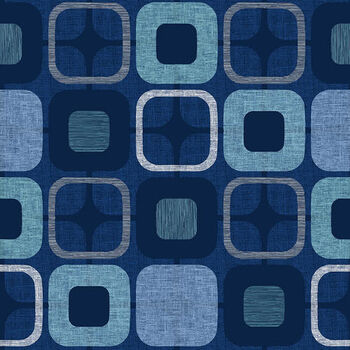 Geo Square 108 Wide Quilt Back from Blank Quilting CorpStyle 9986 Colour 77 Blue
