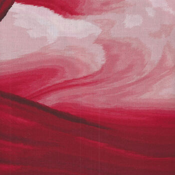 Glacier by Carol Bryer FallertGentry for Benartex Fabrics 6700 Red