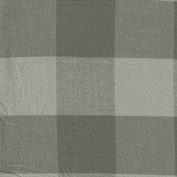 Good Taste from Cosmo Textiles Japan AY7707 2 Buffalo Check Color 4C Grey Green