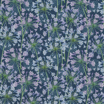 Gypsy Flutter by Elsie Ess For Blank Quilting Corp Patt3050 077 Dark Blue