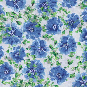 Hancock Fabric Spring Cotton 3025 Blue