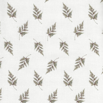 Heavenly Hedgerow For Figo Fabrics 9058810 Fern Cream