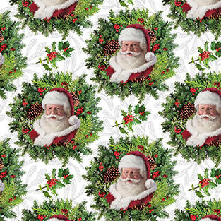 Here Comes Santa by Jason Kirk For Northcott Fabrics Digital Print DP24068 Colour 10