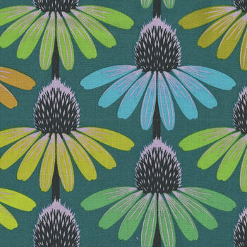 Hindsight By Anna Maria Horner For FreeSpirit Fabrics Echinacea Glow PWAH149Algae