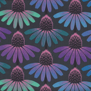 Hindsight By Anna Maria Horner For FreeSpirit Fabrics Echinacea Glow PWAH149Amethyst