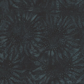 Hoffman Batik Cotton Fabric 884 Col 537 Black Light