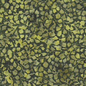 Hoffman Batik Cotton Fabric HT 2393141 Pine Maidenhair Fern