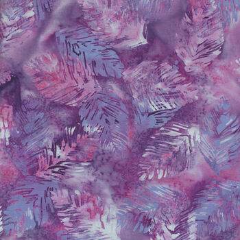 Hoffman Batik Cotton Fabric HT 2394474 Punch Leaf berry