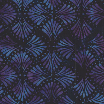 Hoffman Batik Cotton Fabric HT 2442235 Agate Violet Rays