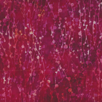 Hoffman Batik Cotton Fabric HT 2444208 Strawberry Daiquiri Flame
