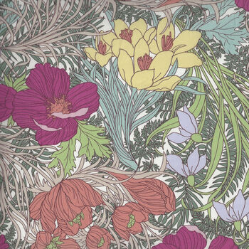 Hokkah Made In Japan Tana Lawn 80256901B Multi Colour