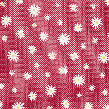 Homey Collection by Junko Matsuda for Handworks Fabric DH10249S Colour E Red