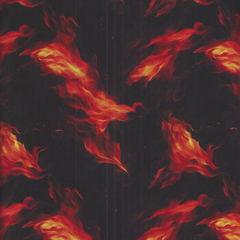 Hot Rods Flames by Milvale Studio for KK Fabrics 4099K