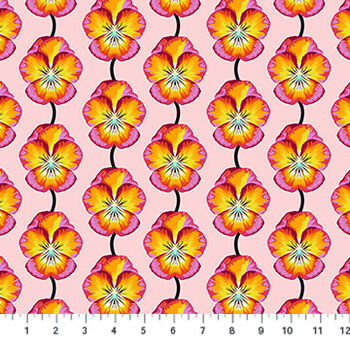 ICONIC by Anna Maria Textiles and Northcott Fabrics AMT124591 Pansy