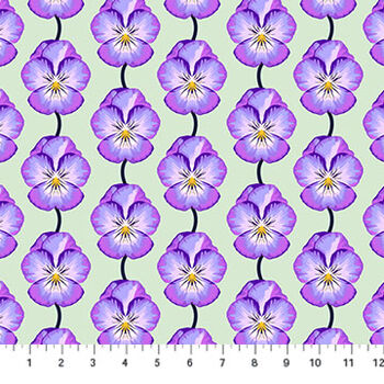 ICONIC by Anna Maria Textiles and Northcott Fabrics AMT12483C Pansy